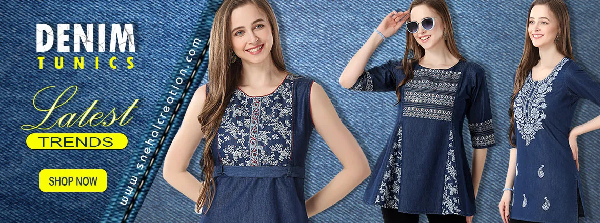 Denim kurtis Category Image